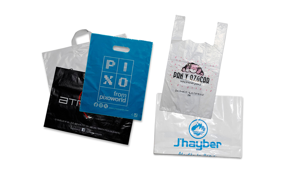 Bolsas de plástico personalizadas Impresiónala