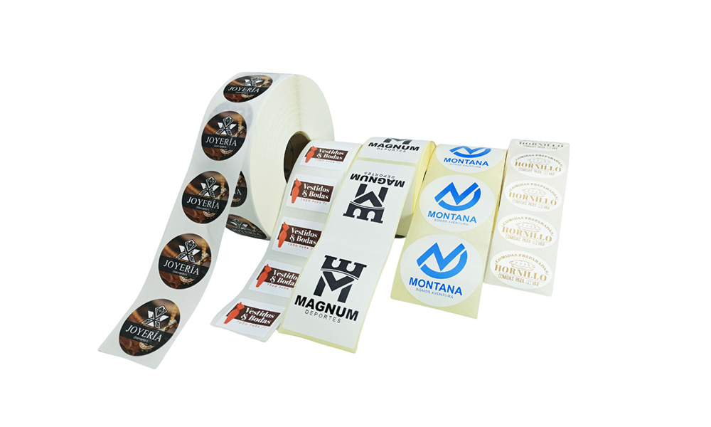 Etiquetas adhesivas personalizadas Impresiónala