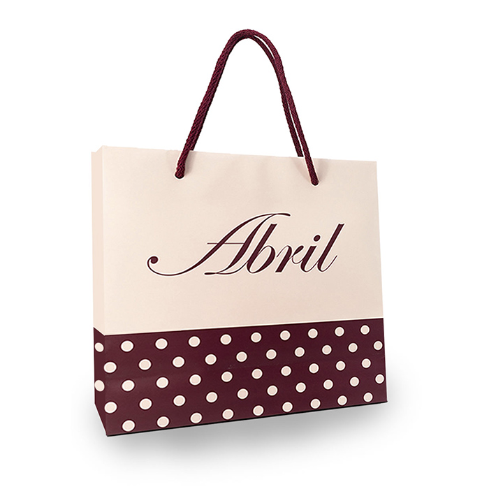 Bolsas de lujo personalizadas Abril Impresiónala